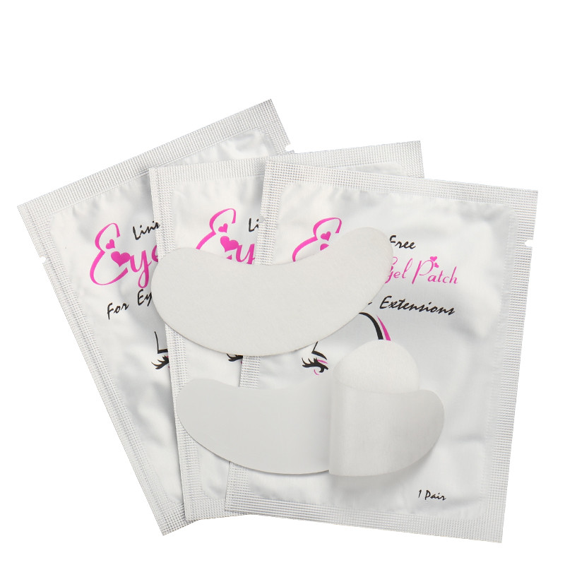 50 de perechi de plasture cu gel pentru altoire de gene, plasturi sub ochi, pentru extensia genelor, sfaturi pentru ochi, împachetări cu autocolant, instrumente de machiaj