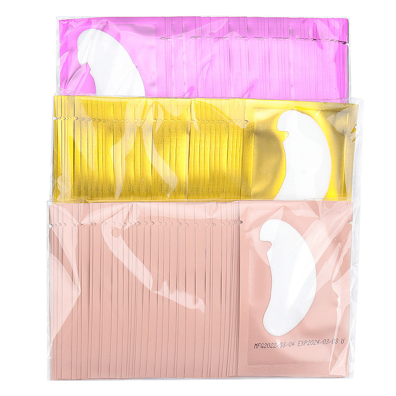 50 de perechi de plasture cu gel pentru altoire de gene, plasturi sub ochi, pentru extensia genelor, sfaturi pentru ochi, împachetări cu autocolant, instrumente de machiaj