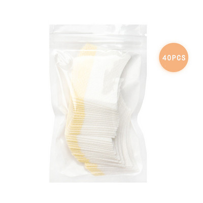 HOT 40 de bucăți de bumbac de unică folosință pentru gene autocolant pentru îndepărtarea genelor false tampoane pentru ochi Plasture pentru extensie de gene femei Instrumente de machiaj