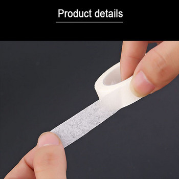 5 Медицински удължаване на мигли Бяла хартия без мъх под лепенки Ленти за очи Медицински PE комплект ленти за увиване на фалшиви мигли