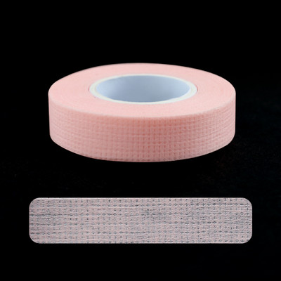 5 Extensii pentru gene medicale Hârtie albă fără scame sub plasturi Benzi pentru ochi Set de benzi pentru extensie pentru gene false din PE medical