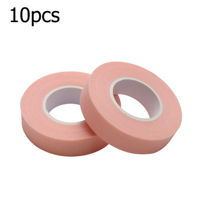 10 role, nețesută, gel siliconic medical, bandă pentru gene, respirabilă, rezistentă la sensibilitate, roz sub ochi, instrumente de extensie a genelor