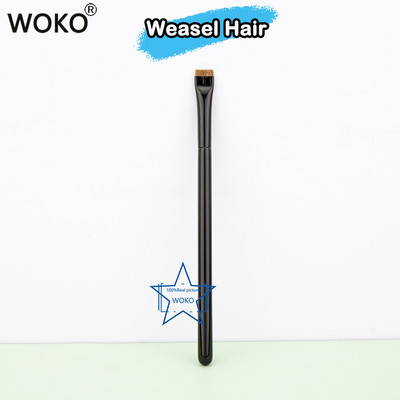 New Sickle Eyeliner Perie Knife Edge Machiaj Perie Liquid Eyeliner Perie Ultra subțire Fină Unghi oblic Cap plat Perie pentru sprâncene