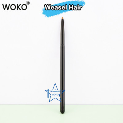 New Sickle Eyeliner Perie Knife Edge Machiaj Perie Liquid Eyeliner Perie Ultra subțire Fină Unghi oblic Cap plat Perie pentru sprâncene