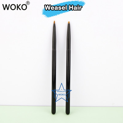 New Sickle Eyeliner Perie Knife Edge Machiaj Perie Liquid Eyeliner Perie Ultra subțire Fină Unghi oblic Cap plat Perie pentru sprâncene