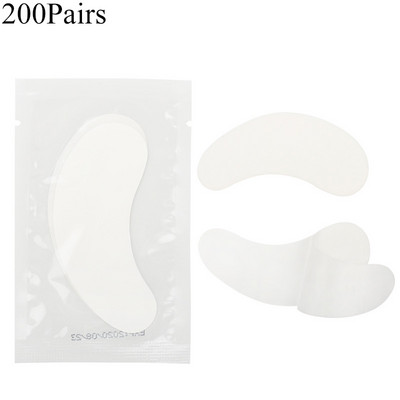 50/100/200 de perechi Tampoane sub ochi Patch-uri cu gel pentru ochi cu design nou Tampoane pentru gene fără scame pentru extensii de gene Instrumente de machiaj pentru ochi