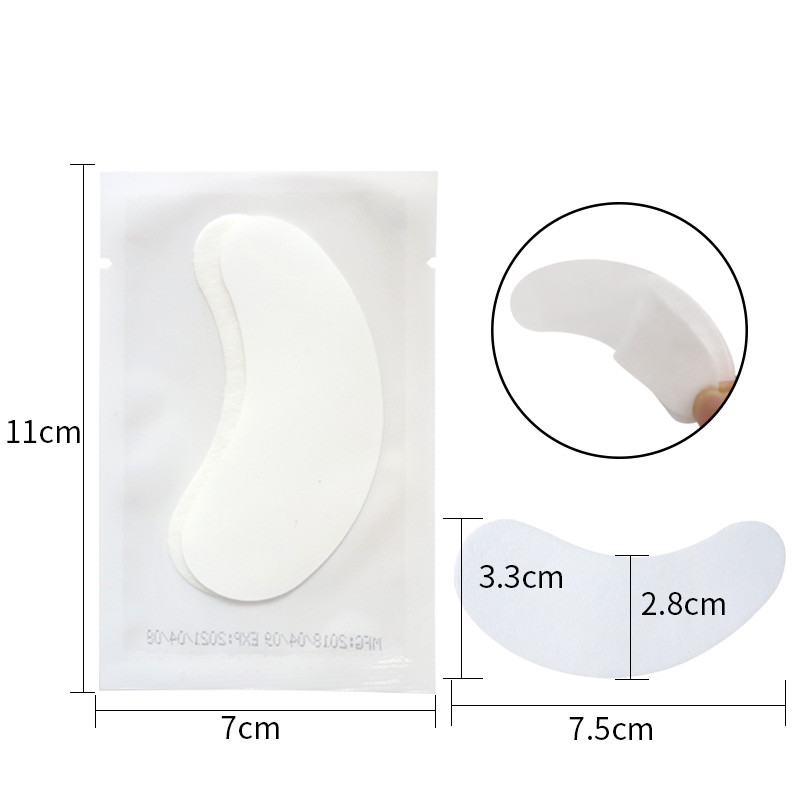 50/100/200 de perechi Tampoane sub ochi Patch-uri cu gel pentru ochi cu design nou Tampoane pentru gene fără scame pentru extensii de gene Instrumente de machiaj pentru ochi