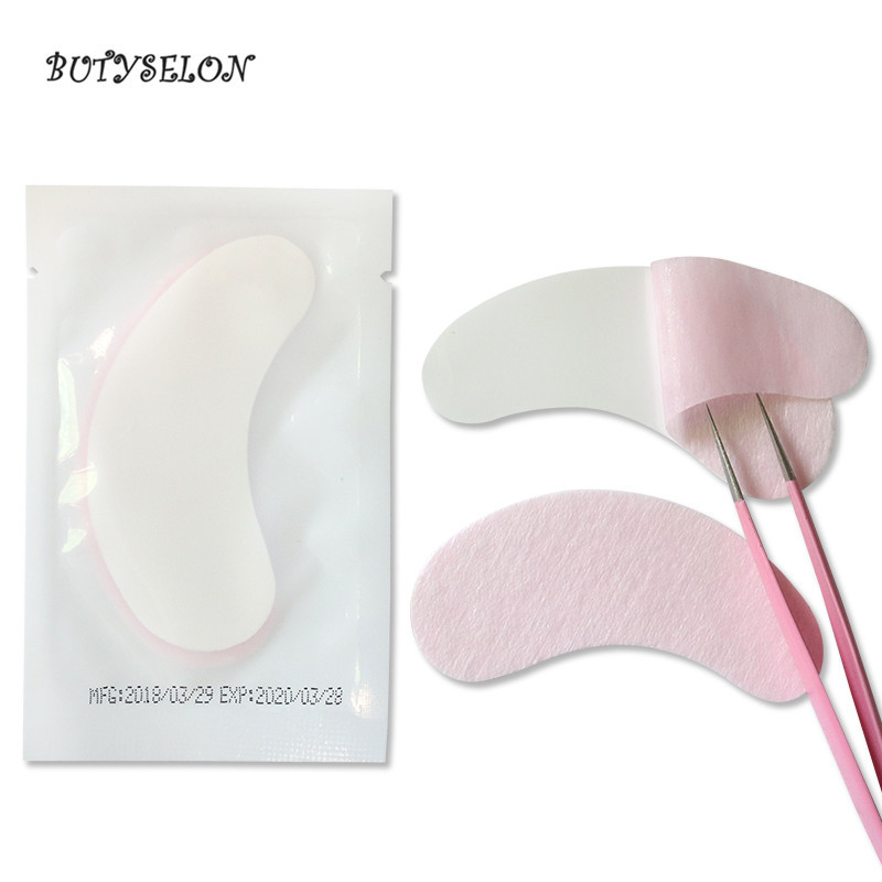 50/100/200 de perechi Tampoane sub ochi Patch-uri cu gel pentru ochi cu design nou Tampoane pentru gene fără scame pentru extensii de gene Instrumente de machiaj pentru ochi