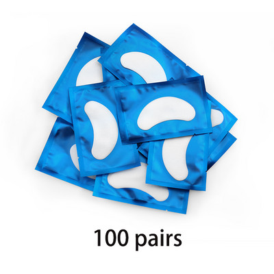 50/100 de bucăți plasturi pentru extensia genelor sub ochi, plasturi de hârtie, autocolante roz fără scame pentru gene false