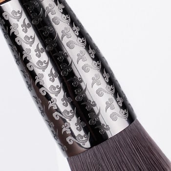 CHICHODO Makeup Brush-2021 New Amber Series Carved Tube Synthetic Hair течен фон дьо тен Четка-BB крем Козметична писалка-beauty-F224