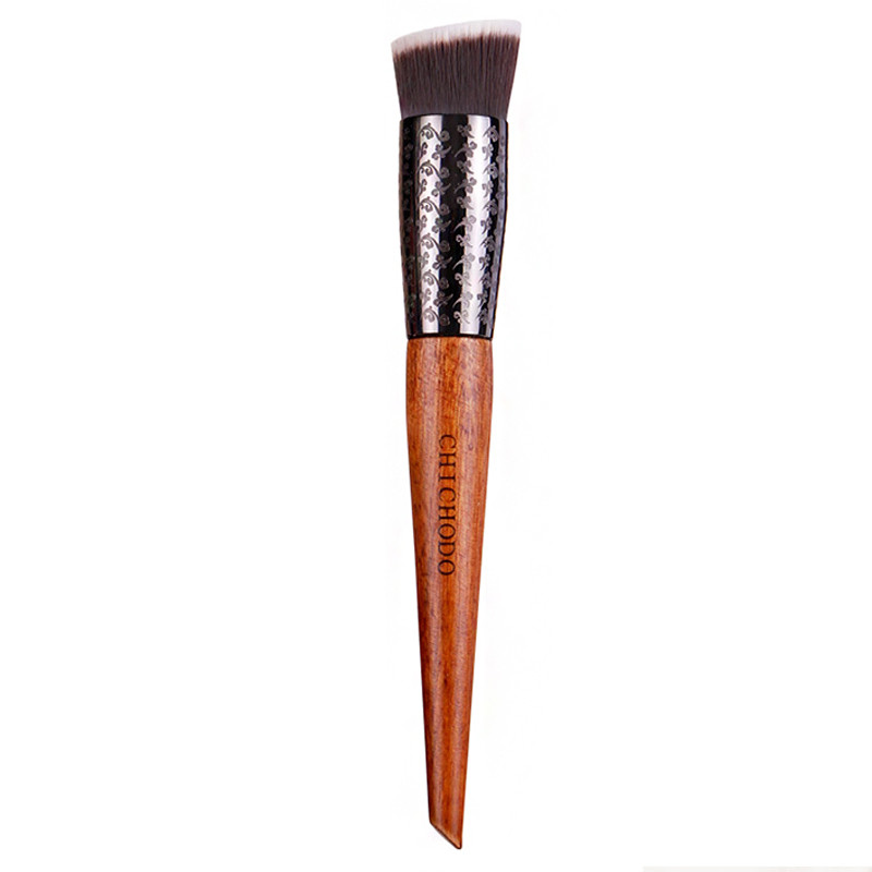 Perie de machiaj CHICHODO-2021 Noua serie Amber Tub sculptat Păr sintetic Perie lichidă de ten-cremă BB Pen cosmetic-beauty-F224