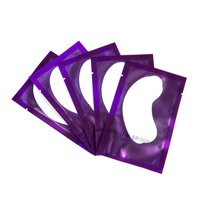 Patch-uri pentru extensia genelor Tampoane sub ochi Patch-uri de hârtie Roz fără scame Autocolante pentru gene false Instrument de machiaj pentru autocolante