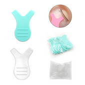 10 buc. Perie reutilizabilă pentru ridicarea genelor Y din plastic, moale, mini permanare a genelor, pentru curling, pieptene, instrumente de extensie a genelor, curățare