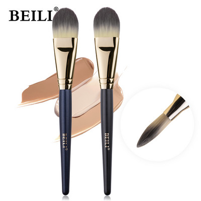 BEILI Single Foundation Makeup Brush Professional for Blending Liquid Cream Cosmetics Sejas korektors grima otiņas
