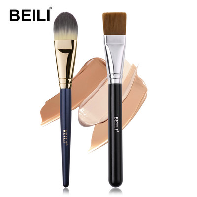 BEILI pensula de machiaj unică pentru fond de ten profesională pentru amestecarea cremelor lichide cosmetice pentru corector de față pensule de machiaj