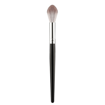 RANCAI 1PCS Професионална четка за хайлайтър Bronzer Brush Eyeshadow Blending Козметични инструменти HIGHLIGHTER Черни четки за грим
