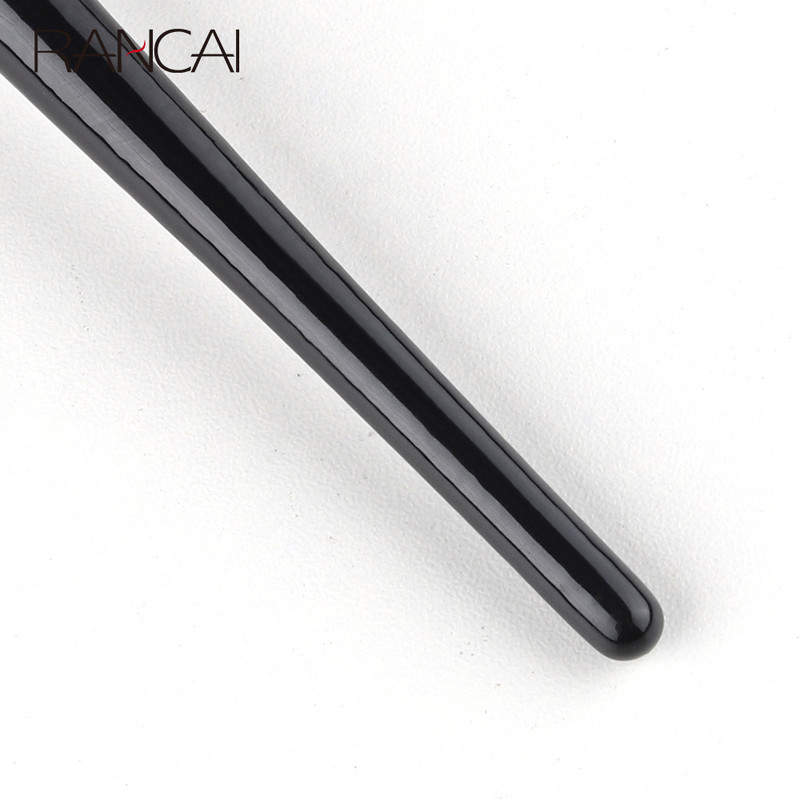 RANCAI 1PCS Професионална четка за хайлайтър Bronzer Brush Eyeshadow Blending Козметични инструменти HIGHLIGHTER Черни четки за грим