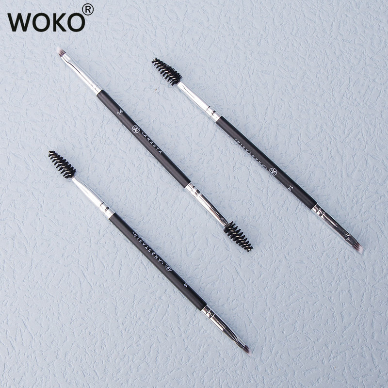 1/3PCS Ana-14 Perie pentru sprâncene Perie dublă subțire pentru pudră pentru sprâncene Perie pentru sprâncene Perie pentru sprâncene Perie pentru sprâncene Rimel Pensule pentru machiaj