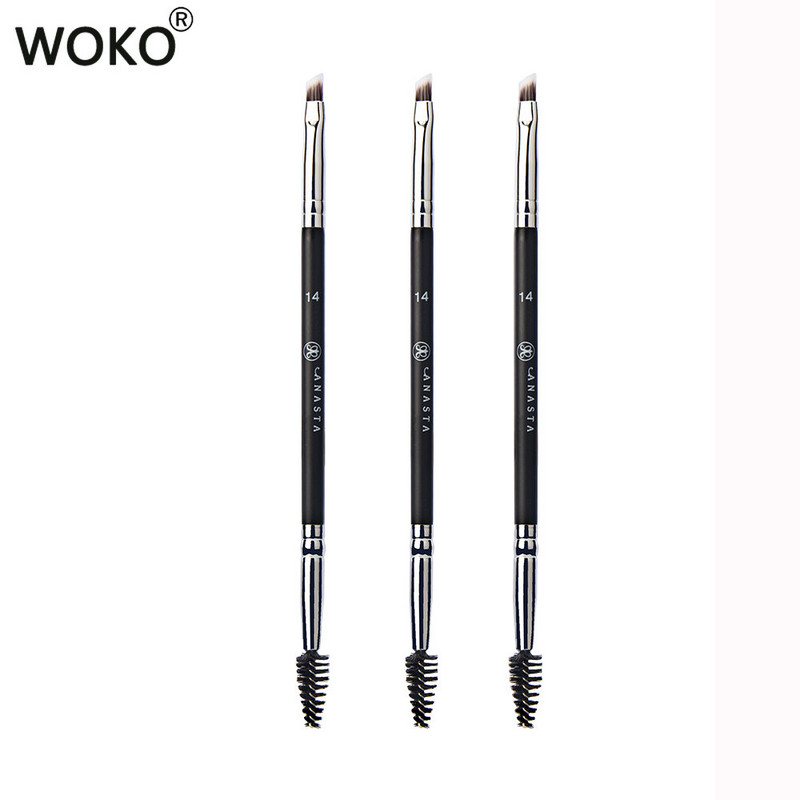 1/3PCS Ana-14 Perie pentru sprâncene Perie dublă subțire pentru pudră pentru sprâncene Perie pentru sprâncene Perie pentru sprâncene Perie pentru sprâncene Rimel Pensule pentru machiaj