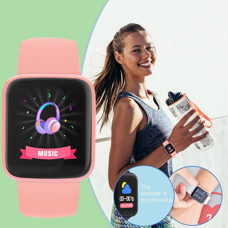 Ceas inteligent multifunctional Femei Barbati Telefon conectat prin Bluetooth Muzica Fitness Bratara sport Monitor de somn Y68 Smartwatch D20