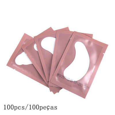 Patch-uri pentru extensia genelor Tampoane de sub ochi Patch-uri de hârtie Gene false Petice pentru ochi Roz fără scame Autocolante rechizite pentru gene