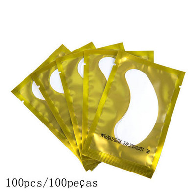 Patch-uri pentru extensia genelor Tampoane de sub ochi Patch-uri de hârtie Gene false Petice pentru ochi Roz fără scame Autocolante rechizite pentru gene