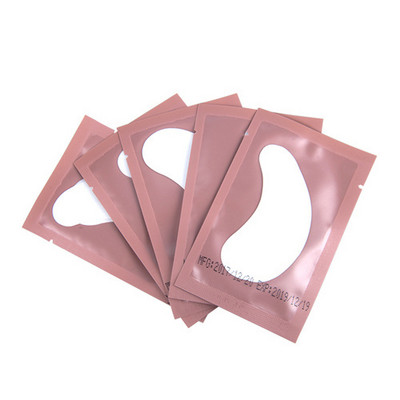 Plasturi pentru extensie 60 de perechi/lot Tampoane sub ochi Patch-uri de hârtie Autocolante roz fără scame pentru consumabile pentru extensii de gene false