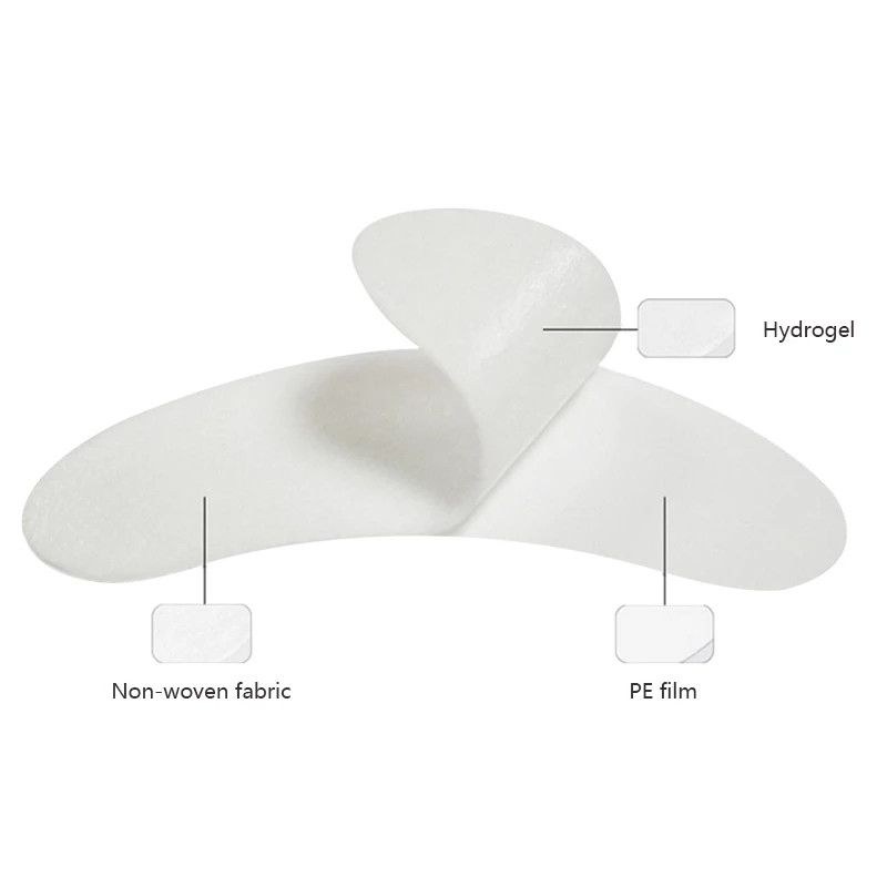 Plasturi pentru extensie 60 de perechi/lot Tampoane sub ochi Patch-uri de hârtie Autocolante roz fără scame pentru consumabile pentru extensii de gene false