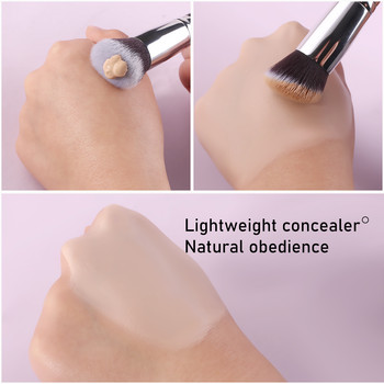 BEILI Concealer Brush Professional Flat Angled Brushes Makeup Set for Liquid Cream Foundation Powder Blush Eyeshadow Blending