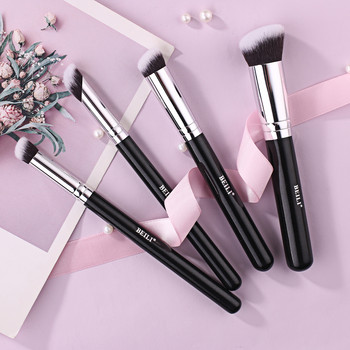 BEILI Concealer Brush Professional Flat Angled Brushes Makeup Set for Liquid Cream Foundation Powder Blush Eyeshadow Blending