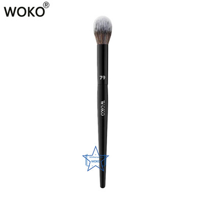 79 Pensula de machiaj pentru sculptarea conturului Pudră pentru contur feței Highlighter Perie de sculptare Mâner negru Pudră bronzant mică Instrument de machiaj