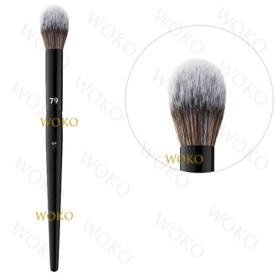 79 Pensula de machiaj pentru sculptarea conturului Pudră pentru contur feței Highlighter Perie de sculptare Mâner negru Pudră bronzant mică Instrument de machiaj