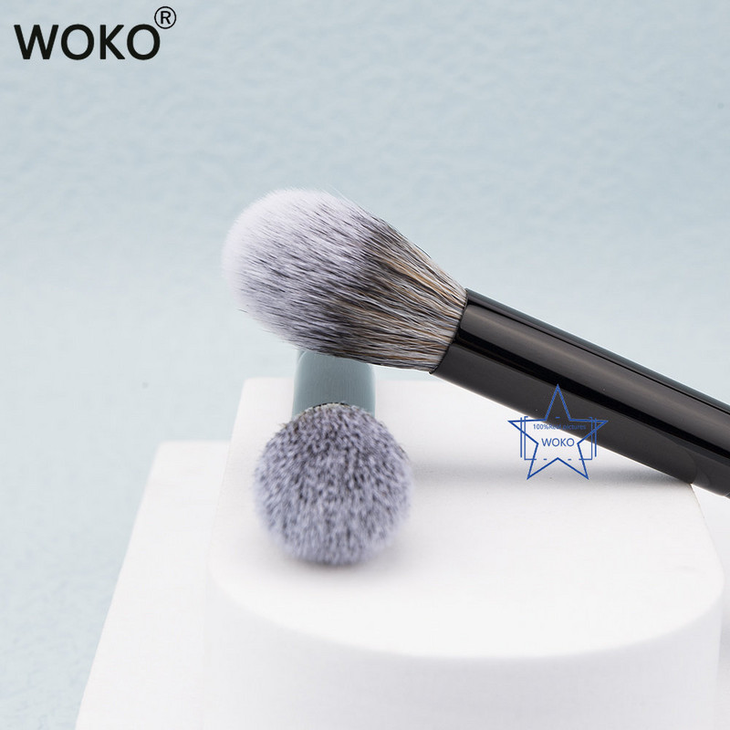 79 Pensula de machiaj pentru sculptarea conturului Pudră pentru contur feței Highlighter Perie de sculptare Mâner negru Pudră bronzant mică Instrument de machiaj