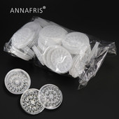 100 ks/sada tesnenie plastová kvetinová lepiaca podložka priehľadný držiak lepidla na predlžovanie mihalníc lepidlo paleta pasta nástroj