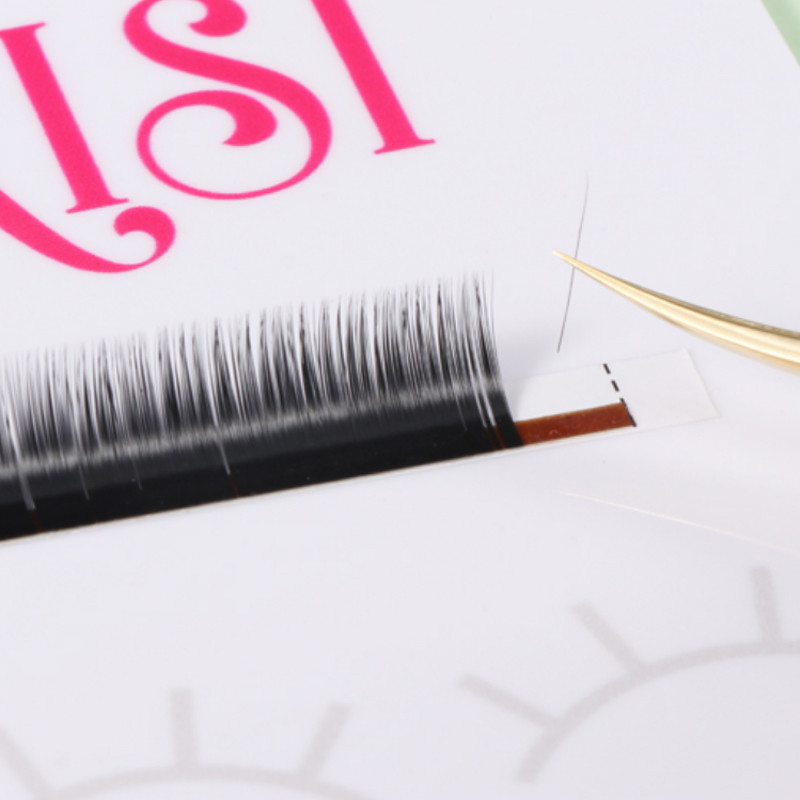 RISI Gold Precision Professional blakstienų pincetas Antistatinis nerūdijantis išlenktas tiesus pincetas blakstienų priauginimui