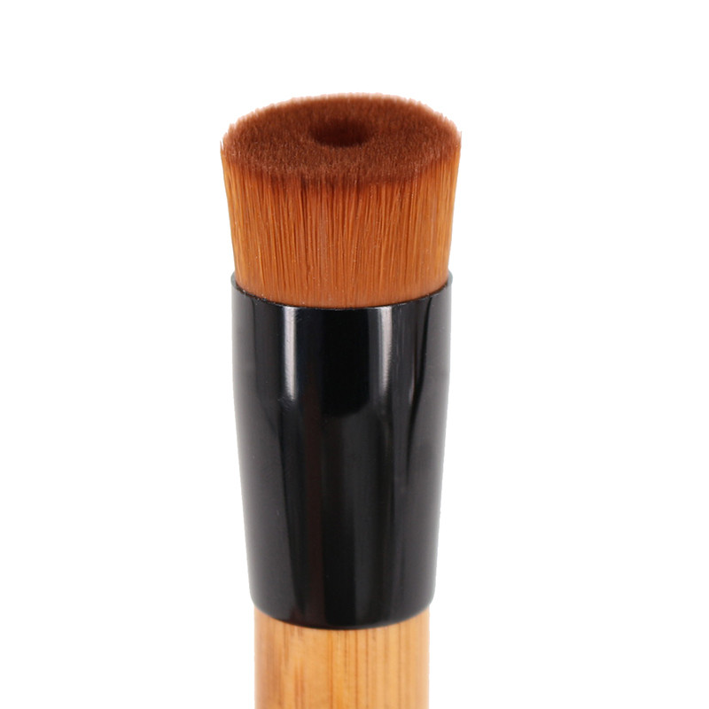 Професионална четка за течен фон дьо тен за грим Наклонена четка за усъвършенстване на лице за грунд Основа Крем за полиране Блендиране Инструмент за красота