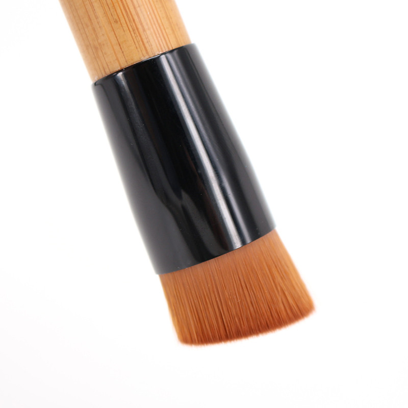 Професионална четка за течен фон дьо тен за грим Наклонена четка за усъвършенстване на лице за грунд Основа Крем за полиране Блендиране Инструмент за красота