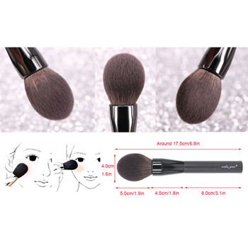 Vela.Yue Face Definer Brush Tapered Powder Blusher Bronzer Precision Makeup Brush Highlight Contour Cosmetics Beauty Applicator