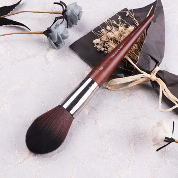 Επαγγελματικό πινέλο ρουζ #160 Εργαλείο μακιγιάζ με πινέλο ακριβείας ρουζ με γωνίες από φυσικό ξύλο