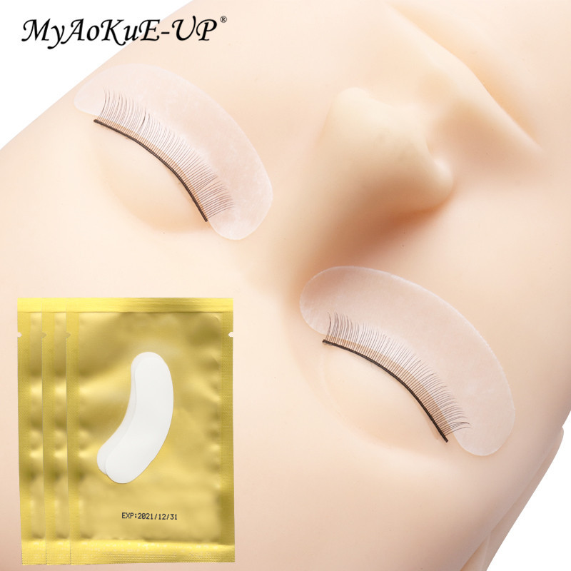 50/100 de perechi Tampoane mici pentru ochi Plasturi pentru extensie de gene Sfaturi Plăci pentru autocolante Instrumente cosmetice Machiaj pentru altoire Patch-uri pentru gene