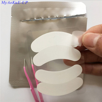 40 опаковки на едро 3D силиконови подложки за очи под мигли лепенки Удължаване на мигли Грим Инструменти за присаждане на мигли