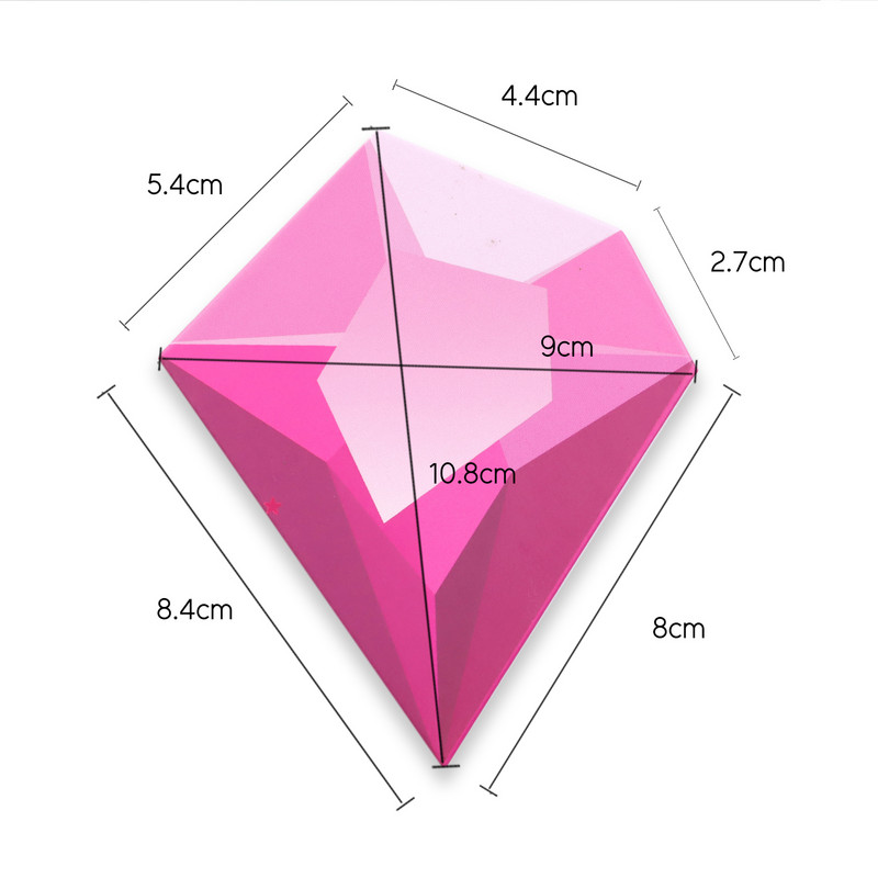 Cutii pentru gene TDANCE Ambalare 1PC Cutii în formă de diamant Machiaj pentru gene Gene false Cutie Cutie în vrac Pachet gol personalizat Afaceri