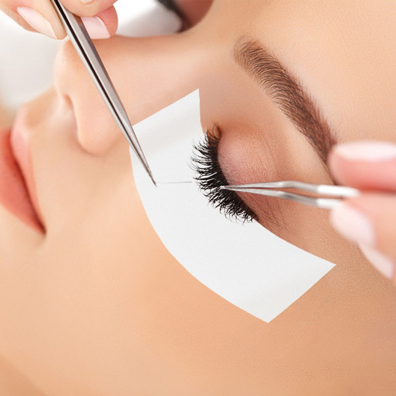 110 vnt PE putplasčio akių pagalvėlės blakstienų priauginimo juostelės be pūkelių po blakstienų pleistru Makiažo pleistrai Lipdukai įrankiai