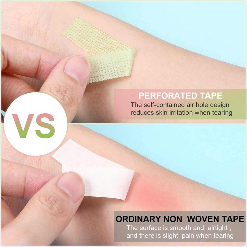 Japoneză grefată gene sub tampoane bandă găuri de izolare patch-uri respirabile adezive gene extensie bandă hârtie pentru ochi