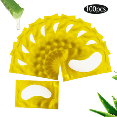 50 de perechi de plasture cu gel pentru altoire de gene, plasturi sub ochi, pentru extensia genelor, hârtie autocolant, instrumente de machiaj