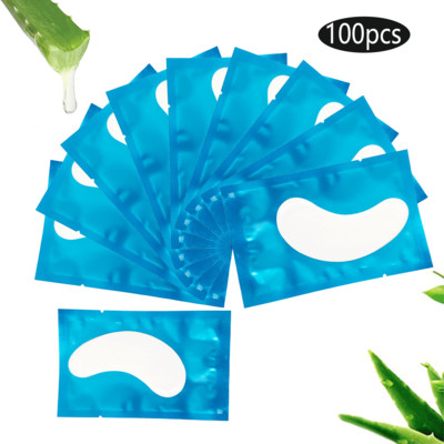 50 de perechi de plasture cu gel pentru altoire de gene, plasturi sub ochi, pentru extensia genelor, hârtie autocolant, instrumente de machiaj