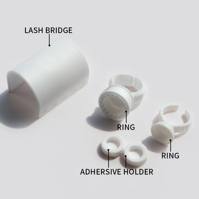 GLAMLASH 1 set U Band Dispozitiv Lash Benzi Suport Inel cu placă de adeziv Suport palet gene pentru extensia genelor