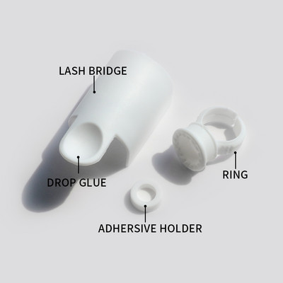 GLAMLASH 1 set U Band Dispozitiv Lash Benzi Suport Inel cu placă de adeziv Suport palet gene pentru extensia genelor