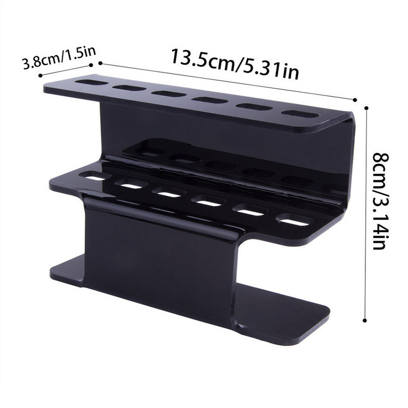 Pensetă pentru gene din acril de calitate Depozitare 6 Suport de bază pentru pensete pentru sprâncene Așezați durabil, convenabil, suport pentru suport, instrument de machiaj