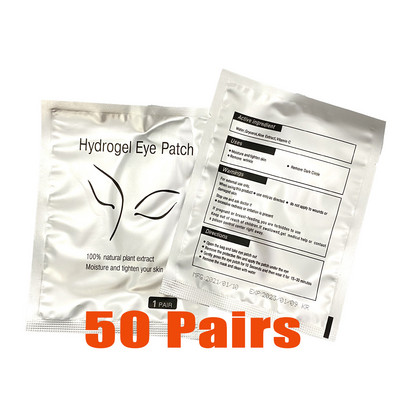 10/20/50 de bucăți plasturi de ochi cu hidrogel cu ridicata pentru extensia de gene, plasture de ochi, plasture de gene, mască pentru extensie de gene, machiaj.